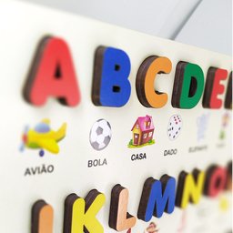 Alfabeto Educativo para Alfabetização Infantil Montessoriano - 5