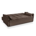 Ver imagem 5 de Sofá Cama 2,00m 3 Lugares Suede Vienna Marrom