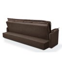 Ver imagem 6 de Sofá Cama 2,00m 3 Lugares Suede Vienna Marrom