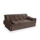 Ver imagem 4 de Sofá Cama 2,00m 3 Lugares Suede Vienna Marrom
