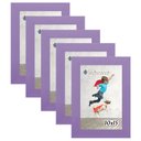 Ver imagem 1 de Kit 5 Molduras Porta Retrato 10X15 Lilás