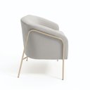 Ver imagem 3 de Sofá 2 Lugares Namoradeira Stella Industrial Alta Champanhe Sintético D03 - D'rossi