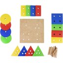Ver imagem 4 de Brinquedo Pedagogico Madeira Prancha de Selecao 16pcs