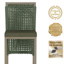 Ver imagem 3 de Mesa Bistro e 4 Banquetas Roma Fendi Corda Náutica 13 Trama Original