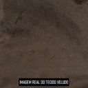 Ver imagem 5 de Poltrona Decorativa Redonda Giratória com Almofadas Saphire M22 Veludo Marrom - Mpozenato