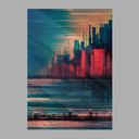 Ver imagem 2 de Quadro Decorativo Abstrato - Silhueta Urbana Elegante