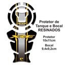 Ver imagem 3 de Kit Protetor de Tanque Adesivo Moto Honda Xre 190cc 300cc 2025/26 Amarelo