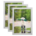 Ver imagem 1 de Kit 3 Molduras Porta Retrato 20X30 Branco