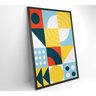 Quadro Geométrico Colorido 2 - 60x90 Cm - Tecido Canvas - 3