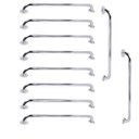 Ver imagem 1 de Barra de Apoio 70cm Aço Inox Kit 10 Unidades Idoso Gestante Criança Casa Banheiro Box Suporte Resist
