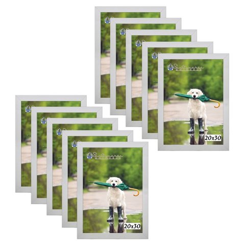 Kit 10 Molduras Porta Retrato 20X30 Branco
