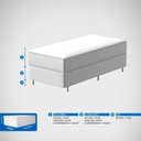 Ver imagem 6 de Conjunto Box Solteiro Mola Ensacada Probel Portugal (88x188x56cm)