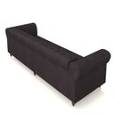 Ver imagem 7 de Sofá Living Sala de Estar Stanford Chesterfield 3 Lugares 240cm Pés de Madeira Couro Borgonha G58 -