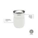 Ver imagem 2 de Cuia Térmica Branca 240 ml Tramontina 61647210