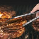 Ver imagem 3 de Kit 2 Pegador Pinça de Grelhar Churrasco Walfos Aço Inoxidável Cinza