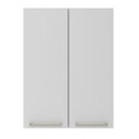 Ver imagem 5 de Armário Aéreo Multiuso Cozinha 60cm 2 Portas Freijó Branco Cz3141