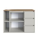 Ver imagem 5 de Balcão Gabinete de Banheiro Suspenso 80 Belagavi 1 Porta 3 Gavetas e Nichos