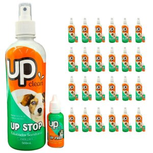 Kit 24x Educador Sanitário Pet Xixi Pode e Xixi Não Pode cães 500ml
