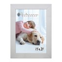 Ver imagem 2 de Kit 5 Molduras Porta Retrato 15X21 Branco