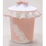 Lixeira Sonho de Princesa para Quarto de Bebê 1 Peça Salmão - 1
