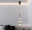 Ver imagem 2 de Lustre Pendente Led 20w Espiral Moderno Preto 3000k Bivolt