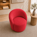 Ver imagem 5 de Poltrona Decorativa Yara Base Giratória Veludo Sala Estar Quarto Recepção Confortável