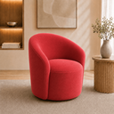 Ver imagem 4 de Poltrona Decorativa Yara Base Giratória Veludo Sala Estar Quarto Recepção Confortável