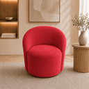 Ver imagem 1 de Poltrona Decorativa Yara Base Giratória Veludo Sala Estar Quarto Recepção Confortável