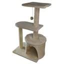 Ver imagem 7 de Arranhador de Gato 3 Andares Grande Casinha Aconchegante Brinquedo Confortável Animal de Estimação D