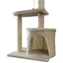 Ver imagem 6 de Arranhador de Gato 3 Andares Grande Casinha Aconchegante Brinquedo Confortável Animal de Estimação D