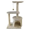 Arranhador de Gato 3 Andares Grande Casinha Aconchegante Brinquedo Confortável Animal de Estimação D - 2