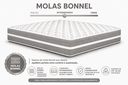 Ver imagem 5 de Kit Cama Box Baú Casal 138x188 cm + Colchão Molas Bonnel Casal 24 cm Cinza Suede