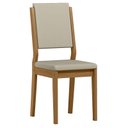 Ver imagem 2 de Cadeira para Mesa de Jantar Carol Kit 2 Peças Ype Veludo Nude – New Ceval