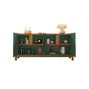 Ver imagem 3 de Buffet Lizz 1.70 Verde Oliva/cedro - Casa D Móveis