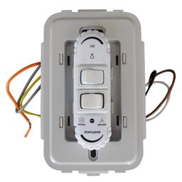Interruptor Controle Parede Ventilador Latina 127v Capacitor - 2
