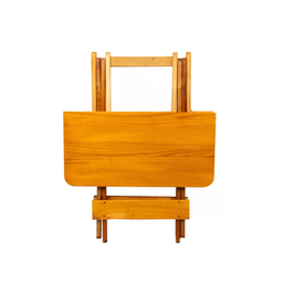 Mesa 70x70 Pinus com 4 Cadeiras Cor Mel - 3