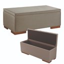 Ver imagem 2 de Puff com Baú 1,20m com Tecido Tipo Linho