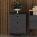 Ver imagem 7 de Gaveteiro para Escritório 3 Gavetas com Rodízios Neo Preto