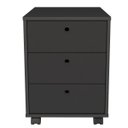 Ver imagem 1 de Gaveteiro para Escritório 3 Gavetas com Rodízios Neo Preto