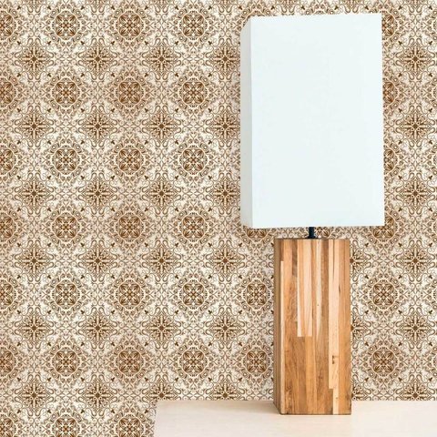 Papel de Parede Lavável Clássico Arabesco