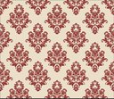 Ver imagem 2 de Papel de Parede Lavável Clássico Arabesco Vinho e rosê