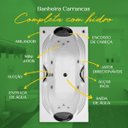 Ver imagem 7 de Banheira Retangular Carrancas Completa com Hidro em Acrílico - 1.70x0.80x0.43 - 127v
