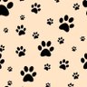 Papel de Parede Adesivo Animais Pet Shop Patinhas N4348 - 1