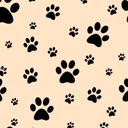 Ver imagem 1 de Papel de Parede Adesivo Animais Pet Shop Patinhas N4348