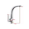 Torneira Monocomando Cozinha Deluxe Ff35219-5 Sensi Ames Cr D'acqua Bica Alta - 2