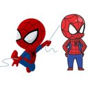 Ver imagem 6 de Kit Painel Lona 1,50x1,00m e Displays Homem Aranha Cute