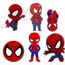 Ver mais imagens de Kit Painel Lona 1,50x1,00m e Displays Homem Aranha Cute