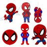 Kit 7 Peças Displays Chão e Mesa Homem Aranha Cute - 7
