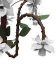 Ver imagem 7 de Lustre para Sala de Estar Rustica com Flores de Ferro Artesanais - Branco