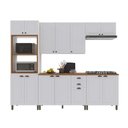 Ver imagem 2 de Armário Cozinha Modulada Completa Americana 100% MDF 270cm Provence Multimóveis Crink-CPL008